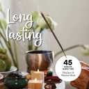 Mystic Oud Agarwood Incense Sticks - (40+Sticks, 9 inch) Thick Natural Resin Incenses Made from Assam Oudh Chips, Clean Charcoal Free | Infuse Luxury with These Exotic Oud Incense (Burn Time 45+ mins)