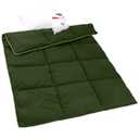 ZPECC Toddler Down Alternative Comforter, 39x47 Hypoallergenic Baby Blanket Quilt, Soft Breathable Lightweight All Season Kids Duvet Insert for Crib Stroller Cot Daycare, Olive Green (1 Count (Pack of 1))
