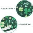 Vieille Little Girls Sleeveless Dress Cute Summer Sundress with Pocket 2-7 Years (St Patricks)