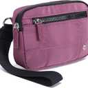 Haytijoe Small Wristlet Wallets for Women Valentines Day Gifts RFID Blocking Travel Wallet Quilted Nylon Phone Purse