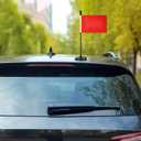 2 Pcs Magnetic Flag Holder for Car 10.4 Inch Flag Poles with Magnetic Base Mount for Trucks Vehicles Flagpole Supplies(Spring Pole)