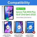 for Lenovo Tab M10 Plus 3rd Gen Tablet Case 10.6 Lenovo Tablet M10 Plus Cases Floral Heavy Duty Shockproof Protective Hard Shell Cover for Lenovo Tab M10 Plus