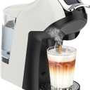 KOTLIE Hot&Cold brewing Single Serve Coffee Maker for K*eurig K*cup, Small Espresso Coffee Machine for D*olce G*usto/N*es Original/Ground Coffee/44mm ESE,Adjustable TEMP&Water Volume, 1L Water Tank (Cream White)