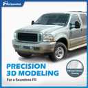 Headlight Assembly W/Bulbs for 1999-2004 Ford Super Duty F250 F350 F450 F550,00-04 Ford Excursion Headlamp Replacement with Bumper Signal Corner Light (NOT FOR SEALED BEAM MODELS) Pair Set