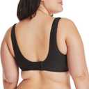 Hanes Women's Wireless Bra, Smooth Comfort Full-Coverage T-Shirt Bra for Women, Single Or 2-Pack (Black, M)