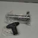 AUBENR Premium Pineapple Corer and Slicer Tool - Sharp Pineapple Cutter with Serrated Tips - Easy to Use and Clean - Stainless Steel Core Remover for Pineapple - Core Fruits with Ease(Black)