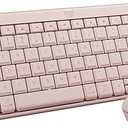 Logitech MK250 Bluetooth Wireless Mouse and Keyboard Combo: Fast & Easy Connectivity, Compact Wireless Keyboard, Ambidextrous Mouse, Durable Build - Windows/MacOS - Rose