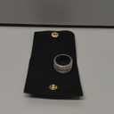 925 Sterling Silver Shiny Full Diamond Ring Cubic Zirconia Rings CZ Diamond Multi Row Ring Eternity Engagement Wedding Band Ring for Women (US Code 5)