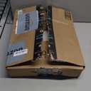 FUNTOUCH 5000mAh Rechargeable Wall Mounted Makeup Mirror with Lights, 8.7" Double Sided 1X/30X Magnifying Mirror with Dimmable 3 Color Light, Extended Swing Arm 360° Wall Mount Bathroom Vanity Mirror