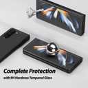2 x Whitestone 2PACK EA GLASS Screen Protector for Galaxy Z Fold 5 2023, Full Coverage Tempered Glass Shield [Easy Install] - Two Pack