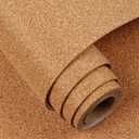 FunStick 24"x118" Large Cork Board Sheets Rolls with Adhesive Backing for Walls 1.5mm Thick Wood Corkboards Peel and Stick Cork Bulletin Boards Wall Paper Decor for Office Dorm House Wall Tiles Crafts