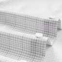 3 x Men's Dress Shirts Solid Wrinkle-Free Long Sleeve Button Down Shirt Regular Fit Formal Shirts (Gray, M)