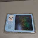 Drawing Tablet with Bilingual Flashcards for Kids - German English Talking Flash Cards, LCD Writing Pad Board, Pocket Speech for Toddlers, Learning Toy Gift for Boys Girls (German, Blue)