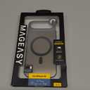 MAGEASY Designed for iPhone Air 6.5" Thin Case - Super Lightweight, 0.7mm Ultra Thin, Compatible with MagSafe, Anti-Fingerprint - Lyte M (Ash)