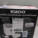 EFIC128AMZBLK Compact Countertop Ice Maker 26 Lb per Day Black