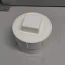 Sewer Cleanout Cap with Plug Pipe Fitting, 4 Inch PVC Cap for Garden, RV and More Drainage Piping Systems, PVC DWV Flush Sewer Cleanout Cover and Coupling Adapter