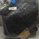 FHJBP Car Trunk Liner for Mercedes GLC SUV GLC350 GLC260 GLC300 GLC450 2016-2022 3D Full Coverage Protection Cargo Mat+Backrest Cover+Both Sides Panel Replacement Accessories Black w/Black Stitching