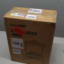 18-inch Freestanding Electric Fireplace, Equipped with 1500W/1650W Electric Wood Fireplace Flame Effect, Featuring Realistic Flames, 3-Second Quick Heating, Remote Control, and Adjustable Lighting (PTC-1506L)