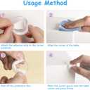 4 x Baby Proof Corner Protectors (28 Pack), Extra Soft Silicone Sharp Bumpers and Guards for Bed, Table, and Furniture Edges, Clear