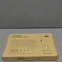 TECKNET Wireless Keyboard and Mouse Combo, Mini Cordless Computer Keyboard and Mouse Set 2.4GHz, Silent Adjustable 1600 DPI, Quiet Click, Lag-Free for Computer, Laptop, PC, Windows, Mac, Chrome OS (Black)