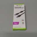 CELLCandy 6.5ft USB-A to USB-C Braided Charge & Sync Cable - Black/Silver