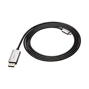Amazon Basics Aluminum Uni-Directional USB-C (Source) to DisplayPort Cable (Display) - 6-Foot
