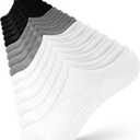 wernies No Show Socks Women - 8 Pairs Ankle Socks for Women, Low Cut Socks Short Cotton Socks, Invisible Casual Socks (Mix of Colors-0018 Pairs/16 Pieces)