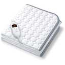 Beurer UWB55 Heated Underblanket with 8 Temperature Settings & Ultra-Soft Fleece, Electric Mattress Pad with Overheat Safety Features, Fast Heating, Machine Washable, 59" x 31.5"