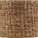 Aspen Creative 31605, Drum Spider Lamp Shade, Water Hyacinth, 12" Top x 12" Bottom x 9" Height