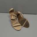 DREAM PAIRS Womens Ankle Strap Dress Pump Low Chunky Heel Sandals 7