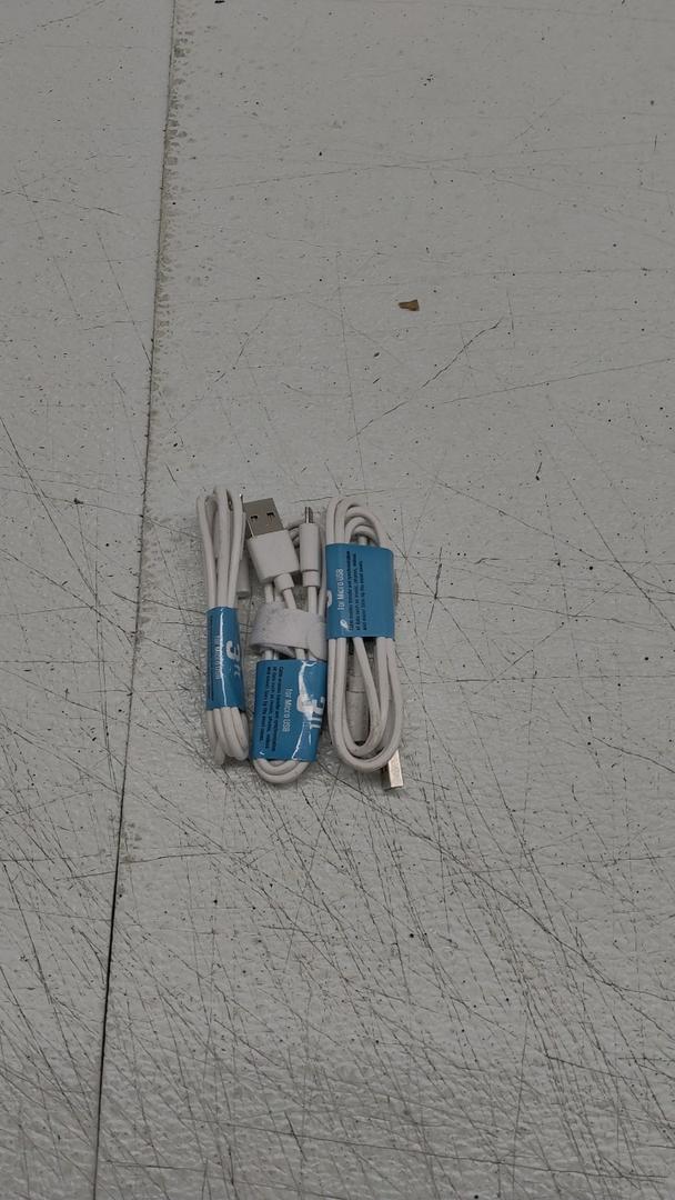 3 Pack Set 3Ft For Micro USB White
