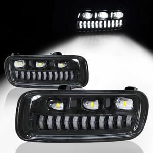 Daikokuya Sequential LED Fog Lights with DRL & Turn signal lights Compatible with Ford F150 2004 2005 2006/Fit Lincoln Mark LT 2006 Fog Lamp Assembly