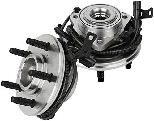ECCPP Front Wheel Hub and Bearing Assembly 515078 fit Ford Explorer for Mercury Mountaineer 4.0L 4.6L 2006-2010 wheel hub 5 lugs with ABS 3 Bolt Flange Left or Right 1 pcs
