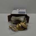 ZUMELER Gold 5Pcs Cake Stands Set Metal Round Cupcake Holder Cookies Dessert Display Plate Serving Tower Tray Platter with Handl for Baby Shower Wedding Birthday Party Celebration