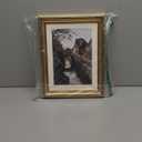 ARPEOTCY Vintage Gold Framed Country Wall Art, Bedroom Living Room Dutch Town Streets Picture Wall Decor, Canvas Prints, Antique Picture Frame Rustic Paintings Home Farmhouse Decor, 11x14 Inch