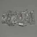 18 Pcs Metal Earring Holder T Bar Earring Display Stand Organizer Countertop Hanger Hanging Jewelry Towers with Acrylic Base(Clear)