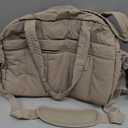 Sports Bag Gym Bag Multiple Compartments Large Capacity Brown