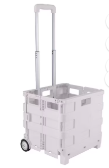 Simplify Tote & Go Collapsible Utility Cart in White