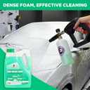 Tool Daily Short Pressure Washer Gun with Foam Cannon, Car Wash Soap 64 Oz, 5 Power Washer Nozzle Tips, 1/4 Inch Quick Connect