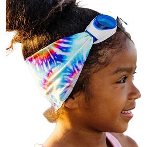Splash Place SWIM GOGGLES with Fabric Strap - Adult & Kids Swim Goggles - Around The World Theme (Tie Dye) Splash Place SWIM GOGGLES with Fabric Strap - Adult & Kids Swim Goggles - Around The World Theme (Tie Dye)