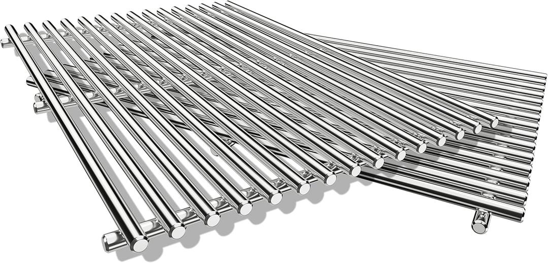 QuliMetal SUS304 9MM Grill Grates for Weber Spirit 300 and GS4 Spirit II 300 Series, Spirit 700, Genesis Silver/Gold/Platinum B & C, Genesis 1000-3500, Replacement Parts for Weber 7638 7639