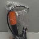 Lnchett Grease Gun with Quick Release Coupler and Towel, 9000 PSI Professional Heavy Duty 14 oz Grease Gun with 18 Inch Spring Flex Hose, 1 Reinforced Coupler, 2 Extension Rigid Pipe and1 Sharp Nozzle