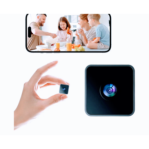 Hidden Cameras - Spy Camera - 1080P HD Indoor Camera - Mini Nanny Cam with Night Vision & Motion Detection- Indoor/Outdoor Wireless Security Cameras for Home, Car, Baby & Pet Monitoring(Square)-X1
