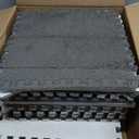 12 Pcs Plush Interlocking Carpet Tiles, Non-Toxic Shaggy Foam Carpet Tiles for Toddler Baby, Anti-Slip, EVA Foam Interlocking Tiles for Floor, Nursery, Playroom, Grey