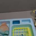 CUTE STONE Color Changing Kitchen Sink Toys, Children Electric Dishwasher Playing Toy with Running Water, Upgraded Faucet, Automatic Water Cycle System Play House Pretend Role Play Toys for Boys Girls