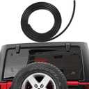 RT-TCZ for Wrangler Rear Window Rubber Seal, Back Window Sealing Strip for Jeep Wrangler TJ JK JKU JL JLU Waterproof Protector Accessories 90.55 Inches