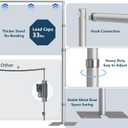 30x10Ft Pipe and Drape Stand, Heavy Duty Photography Backdrop Stand, 10Ft Tall x 30Ft Wide Adjustable Pipe and Drape, Aluminium Backdrop Stand with Carry Bag for Event,Birthday Party and Wedding Decor
