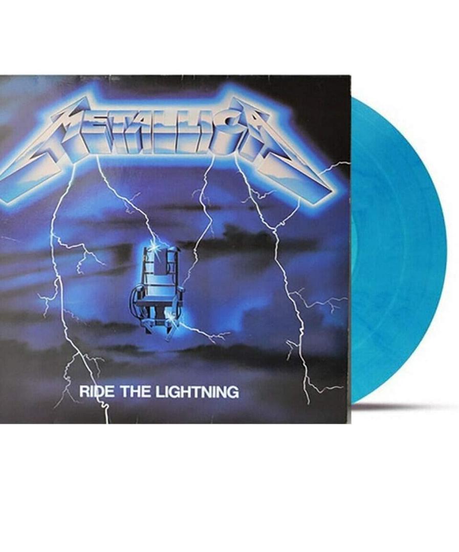 Ride The Lightning - Exclusive Limited Edition Electric Blue Colored Vinyl LP