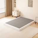 5 Inch Queen Bed Box Spring, 3000lbs Heavy Duty Box Spring Queen Size Bed Base Metal Mattress Foundation, Easy Assembly, Noise Free