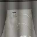 NICETOWN White Sheer Linen Curtains for Living Room, Rod Pocket & Back Tab Sweep to Floor Window Treatments Semi Sheer Drapes Privacy for Patio Door/Hall, 2 Panels, W52 x L95